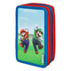 Undercover super mario 3-vaks gevulde etui