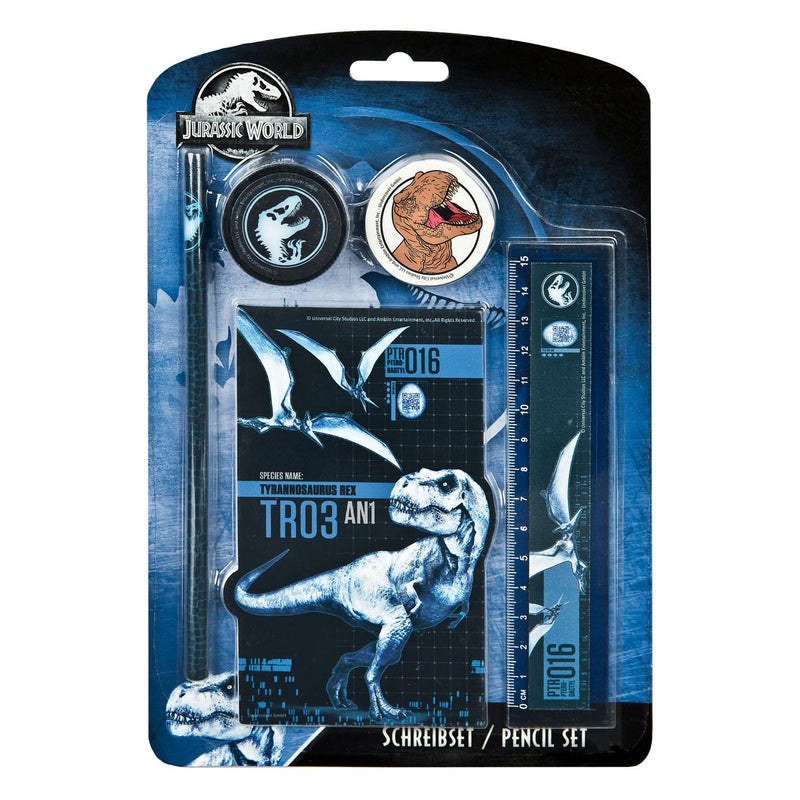 Afbeelding laden in galerijviewer, Undercover Jurassic World Schrijfset, 5dlg.
