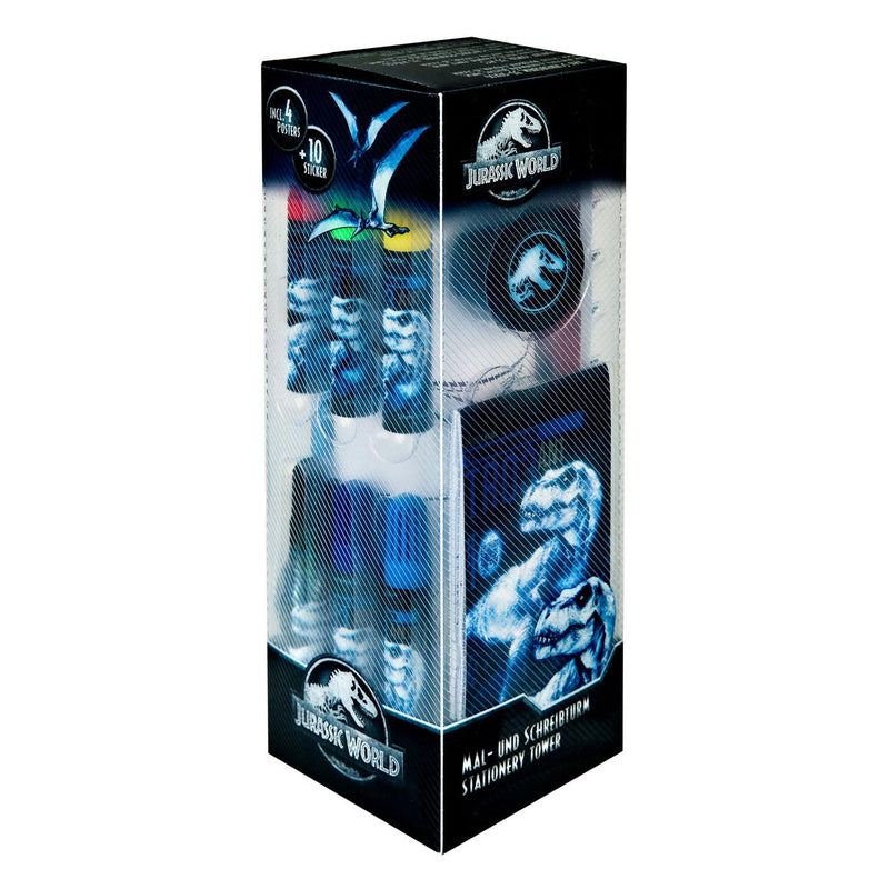 Afbeelding laden in galerijviewer, Undercover jurassic world schrijfwaren torenset, 35dlg.
