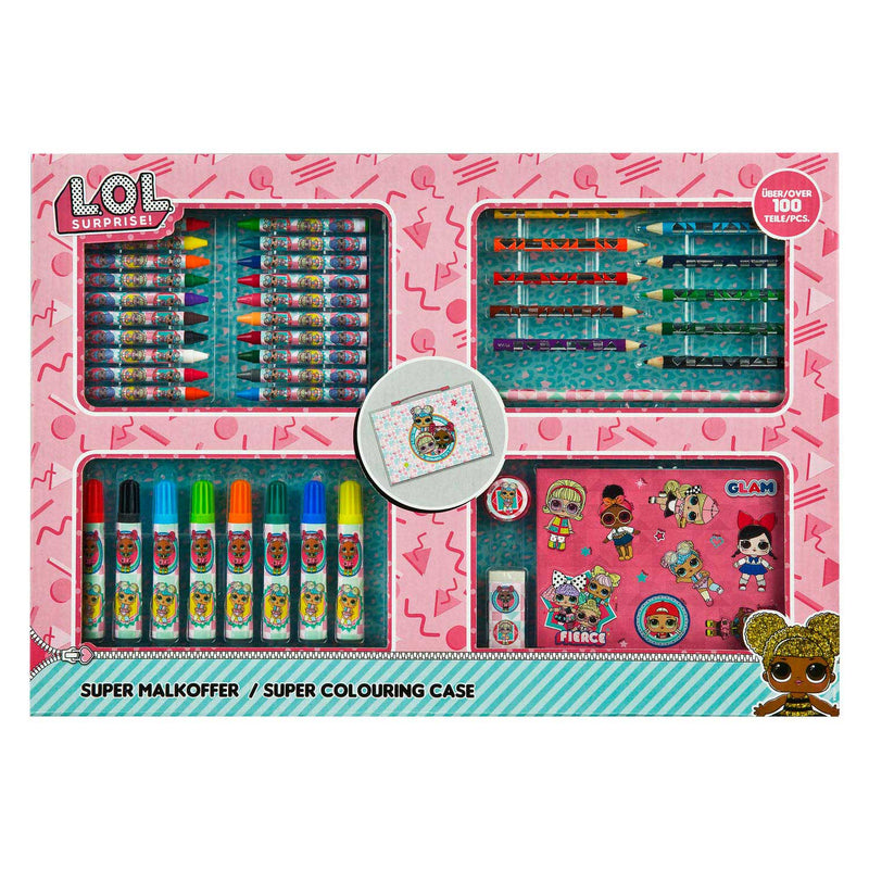 Afbeelding laden in galerijviewer, L.O.L. Surprise! Super Kleurkoffer, 100dlg.
