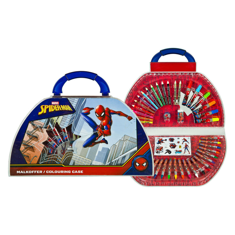 Afbeelding laden in galerijviewer, Undercover spiderman kleurkoffer, 51dlg.
