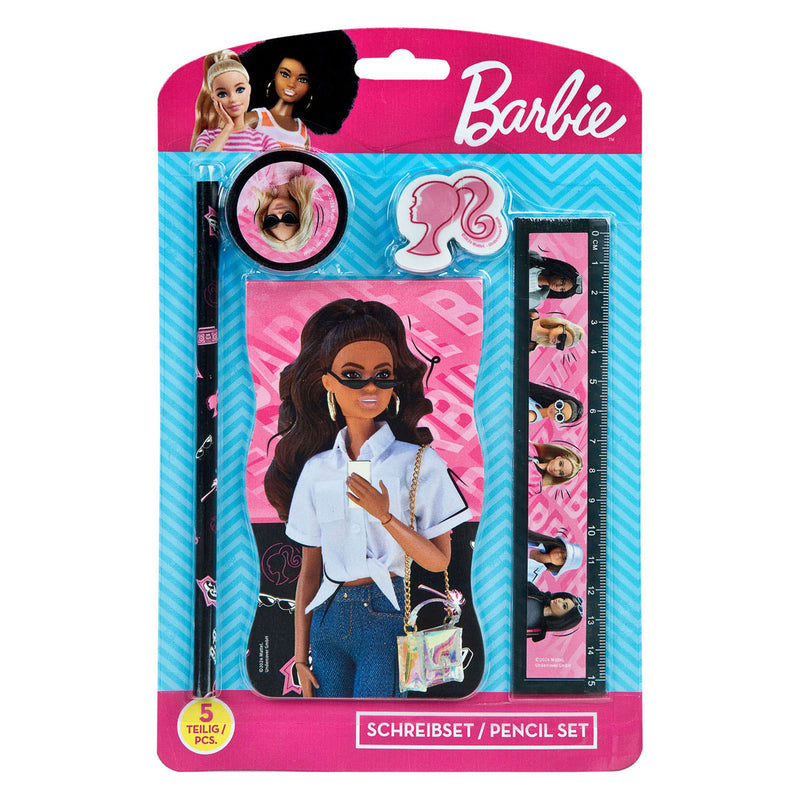 Afbeelding laden in galerijviewer, Undercover schrijfset barbie, 5dlg.

