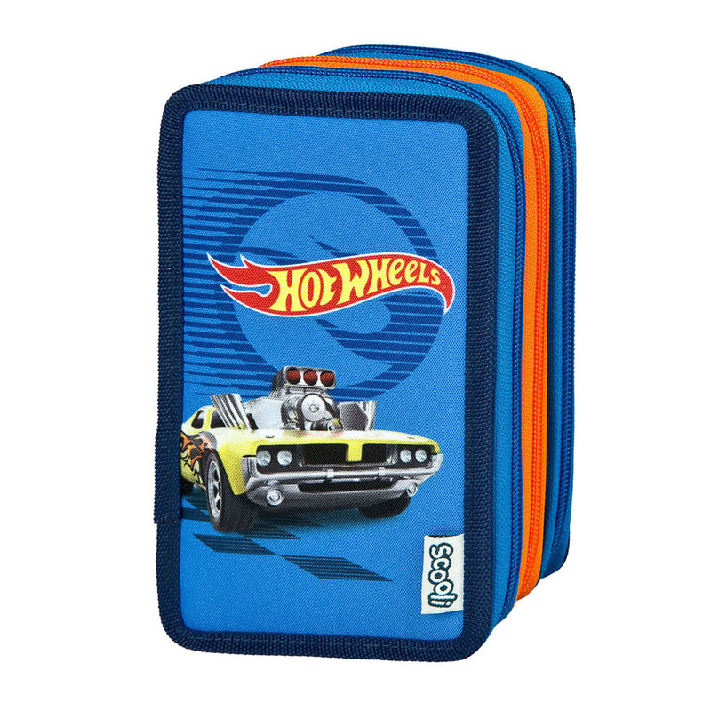 Afbeelding laden in galerijviewer, Undercover 3-vaks gevulde etui hot wheels
