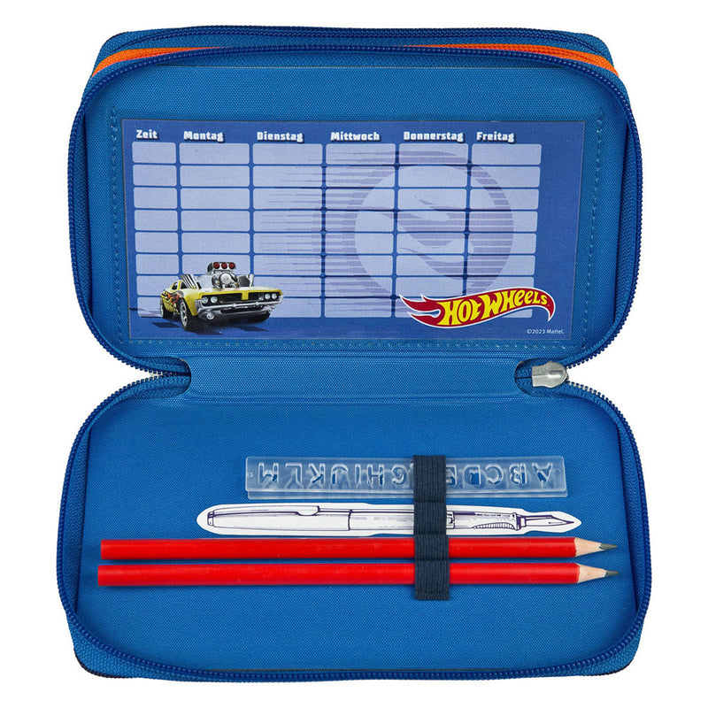 Afbeelding laden in galerijviewer, Undercover 3-vaks gevulde etui hot wheels
