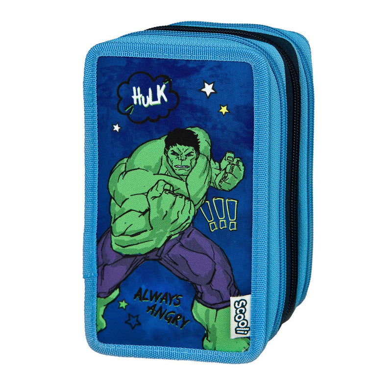 Afbeelding laden in galerijviewer, Undercover 3-vaks gevulde etui avengers
