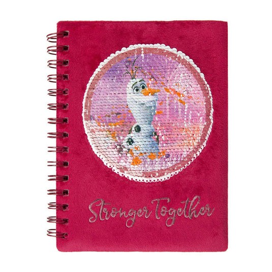 Undercover disney frozen notitieboek a5 met pailletten - multicolor.