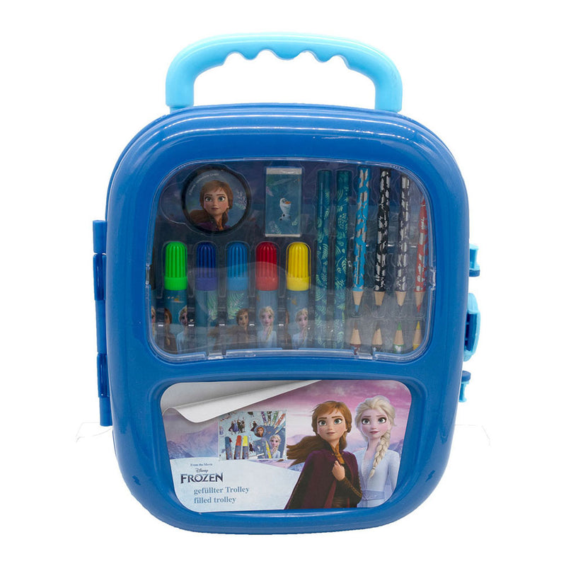 Afbeelding laden in galerijviewer, Undercover Gevulde Trolley Kleurkoffer Frozen
