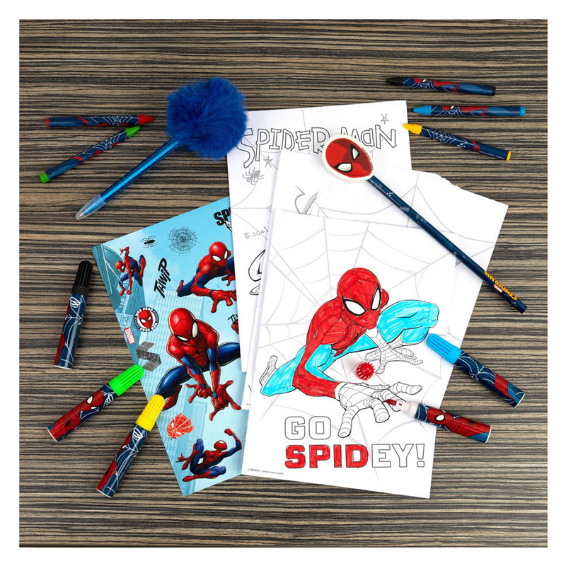 Afbeelding laden in galerijviewer, Undercover kleurenset spiderman in rugzak
