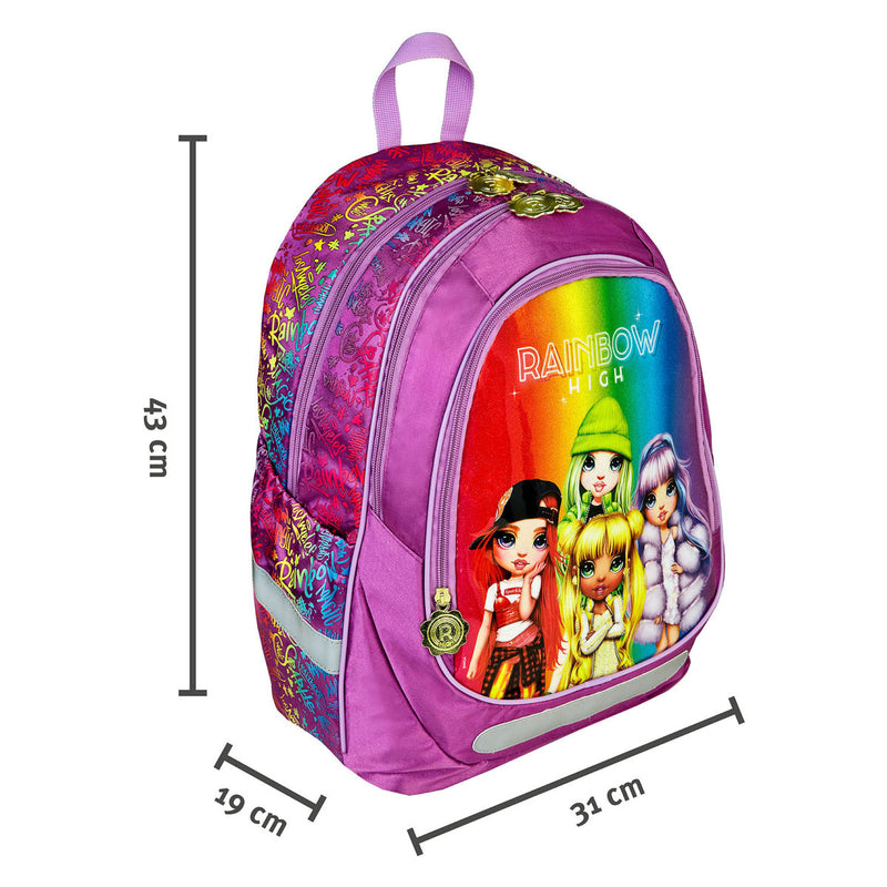 Afbeelding laden in galerijviewer, Undercover school rugzak rainbow high
