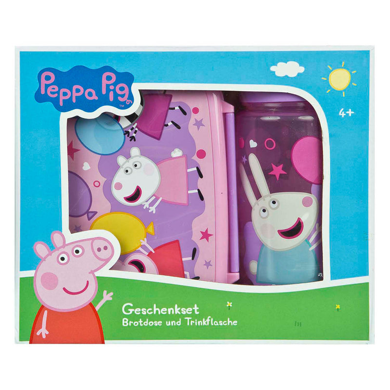 Afbeelding laden in galerijviewer, Undercover broodtrommel en drinkfles peppa pig

