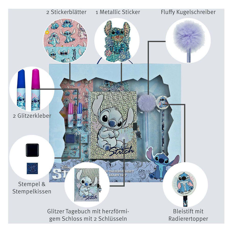 Afbeelding laden in galerijviewer, Undercover stitch glitter dagboek set
