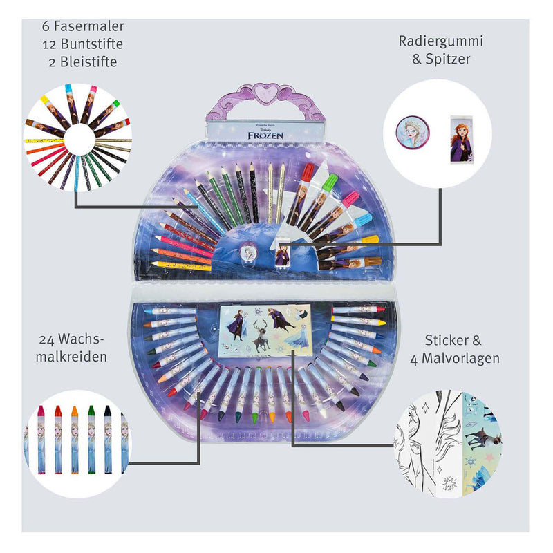 Afbeelding laden in galerijviewer, Merkloos sans marque kleurkoffer disney frozen, 51dlg
