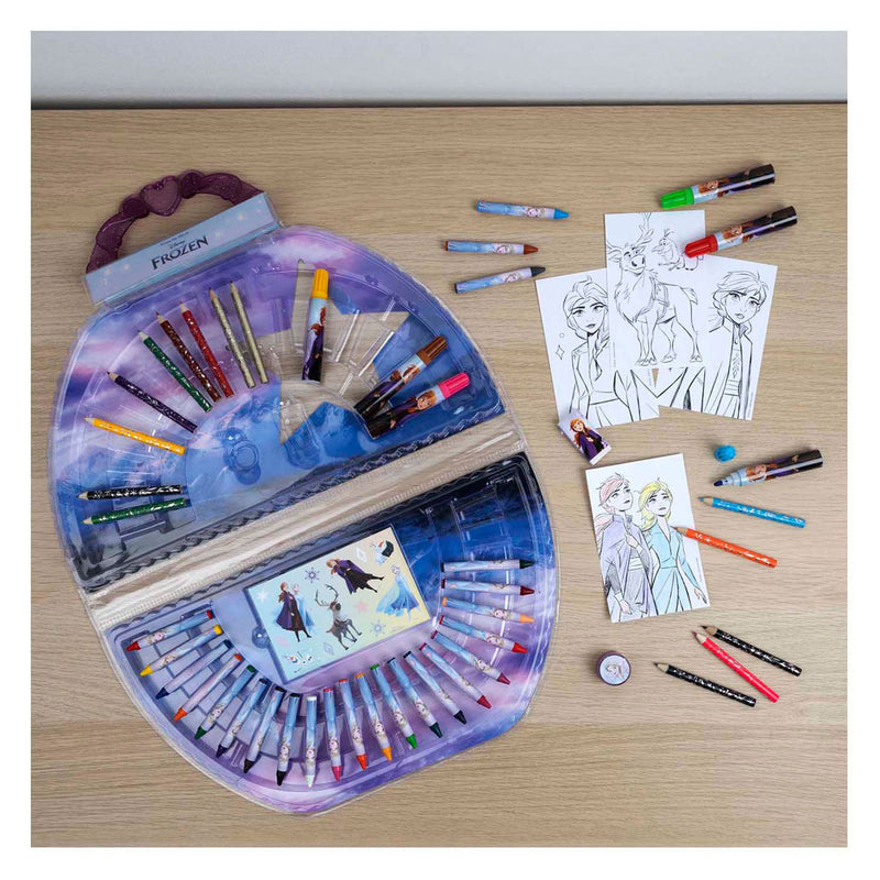 Afbeelding laden in galerijviewer, Merkloos sans marque kleurkoffer disney frozen, 51dlg
