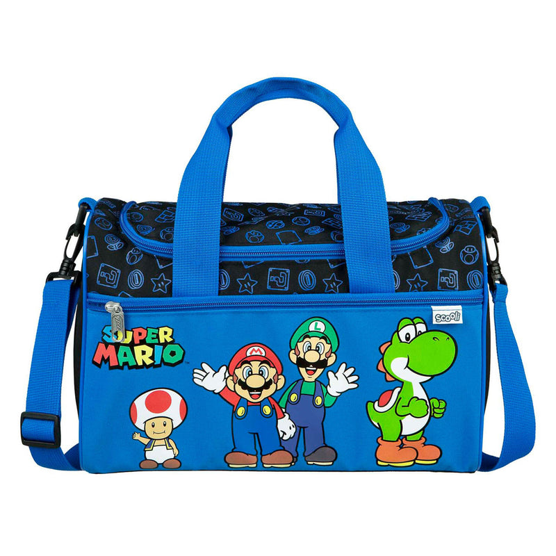 Afbeelding laden in galerijviewer, Undercover sporttas super mario blauw
