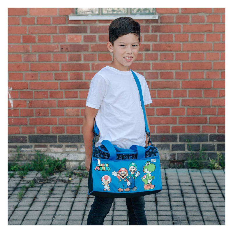 Afbeelding laden in galerijviewer, Undercover sporttas super mario blauw
