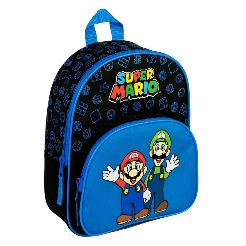 Afbeelding laden in galerijviewer, Undercover rugzak met voorvak super mario blauw
