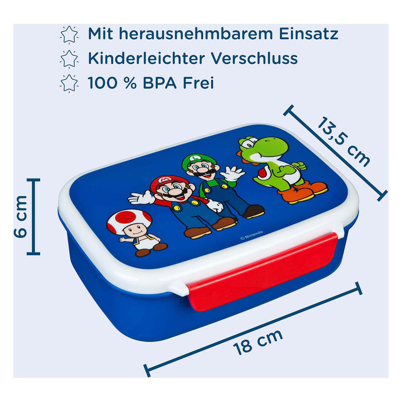 Afbeelding laden in galerijviewer, Undercover super mario lunchbox met bakje

