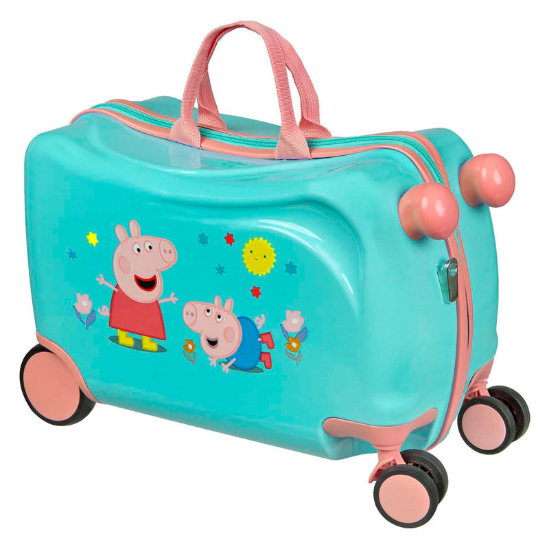 Afbeelding laden in galerijviewer, Undercover trolleykoffer ride-on peppa pig

