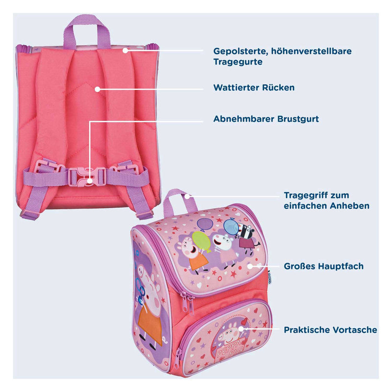 Afbeelding laden in galerijviewer, Undercover rugzak roze - peppa pig
