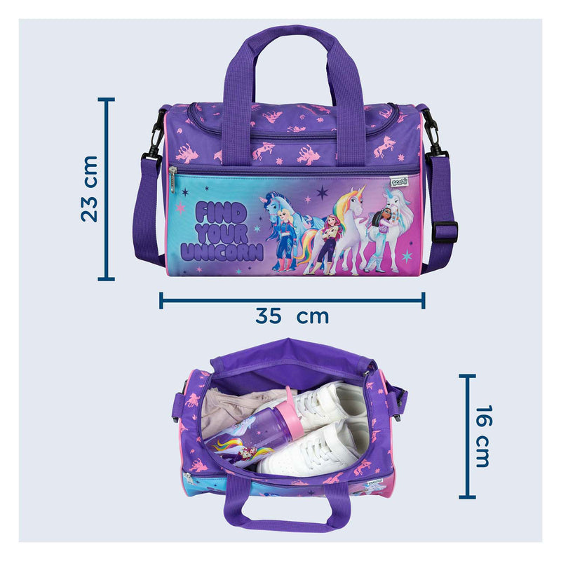 Afbeelding laden in galerijviewer, Undercover sporttas unicorn academy
