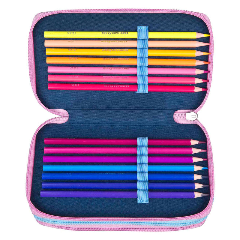 Afbeelding laden in galerijviewer, Undercover drievaks etui stitch
