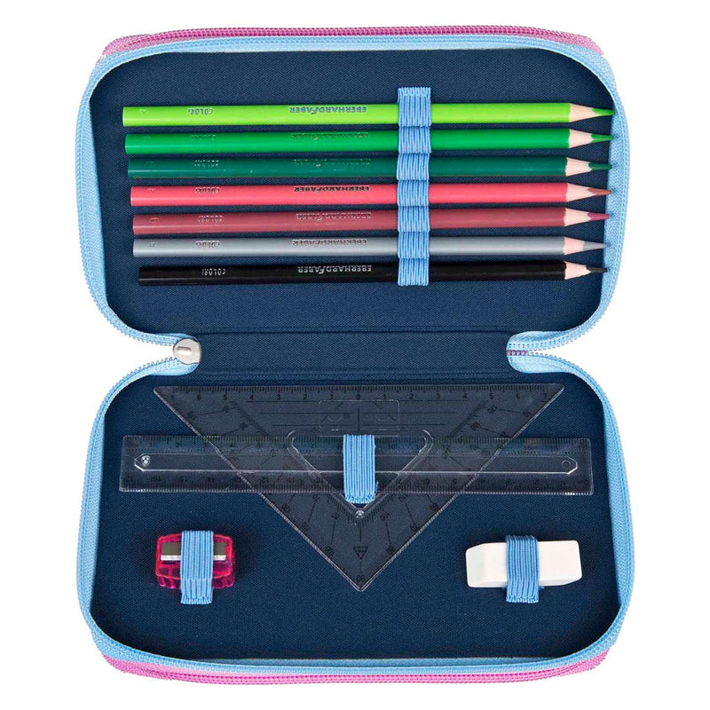 Afbeelding laden in galerijviewer, Undercover drievaks etui stitch
