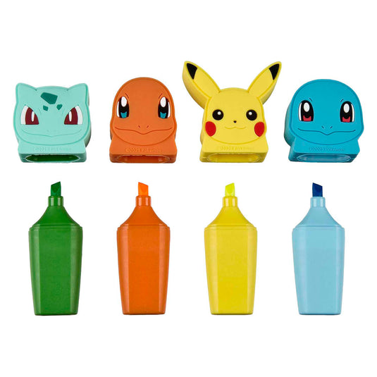 Undercover mini markeerstiften pokemon - 4st.