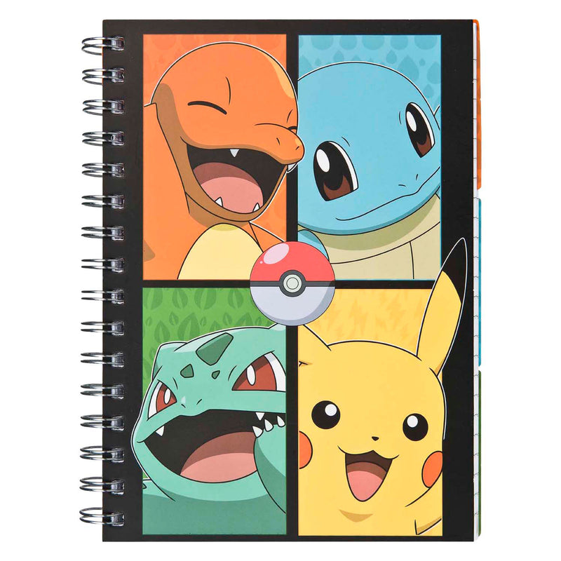 Afbeelding laden in galerijviewer, Undercover notitieboek met 3 tabbladen pokemon
