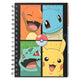 Undercover notitieboek met 3 tabbladen pokemon