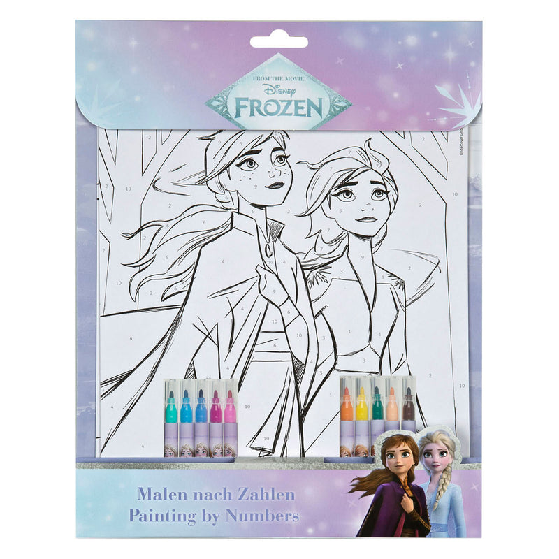 Afbeelding laden in galerijviewer, Undercover kleuren op nummer set frozen
