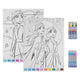 Undercover kleuren op nummer set frozen