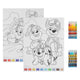 Undercover kleuren op nummer set paw patrol