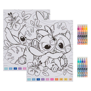 Undercover kleuren op nummer set stitch