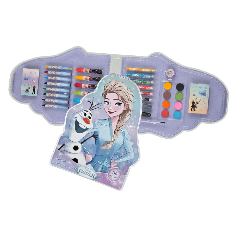 Afbeelding laden in galerijviewer, Undercover kleurkoffer frozen - 36dlg.

