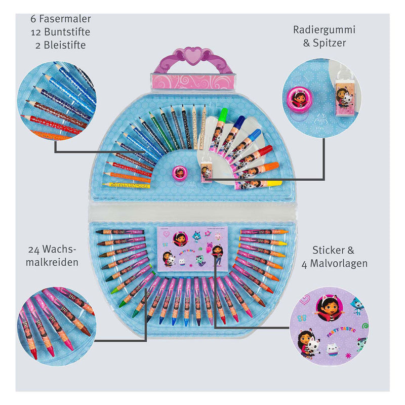 Afbeelding laden in galerijviewer, Undercover kleurkoffer gabby's poppenhuis - creatieve set voor kinderen.
