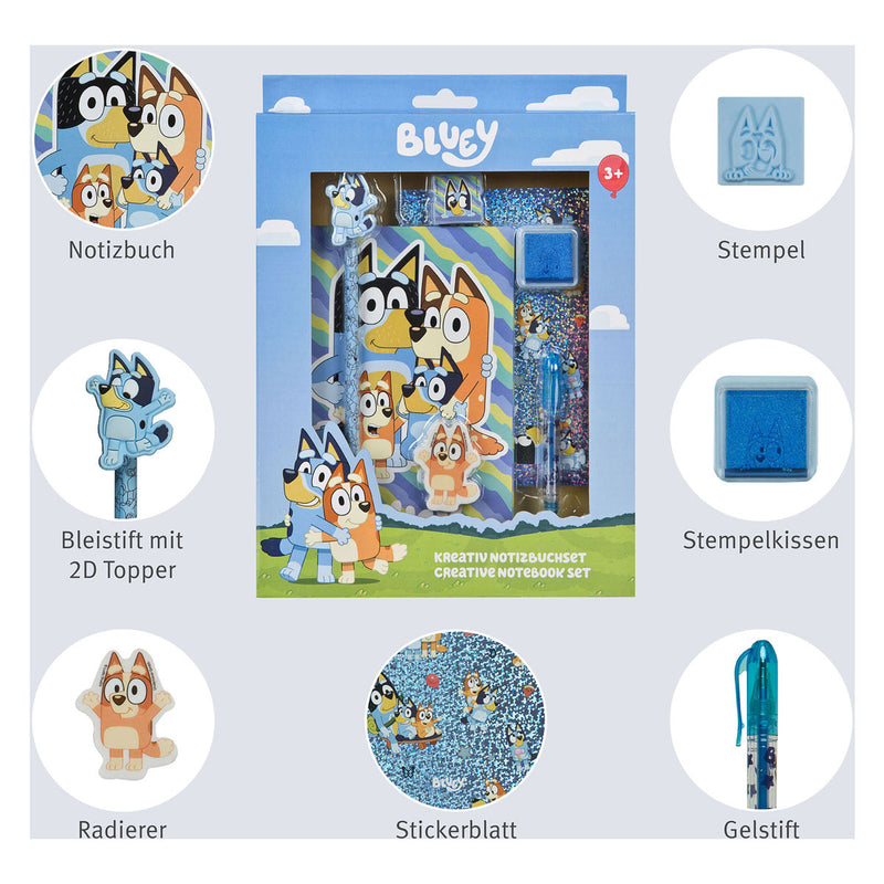 Afbeelding laden in galerijviewer, Undercover notitieblok set bluey - 7dlg.

