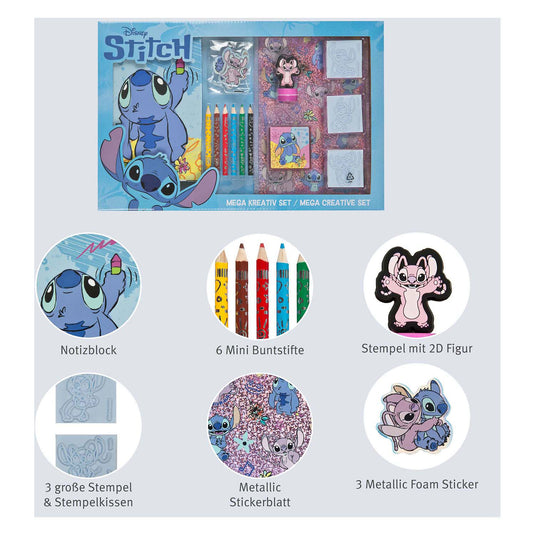 Undercover mega kleur- en stempelset stitch - 15dlg.