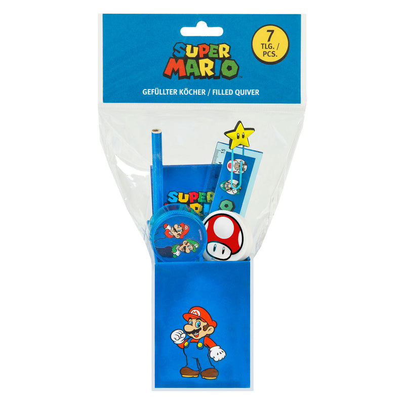 Afbeelding laden in galerijviewer, Super mario bureauset - 7dlg.
