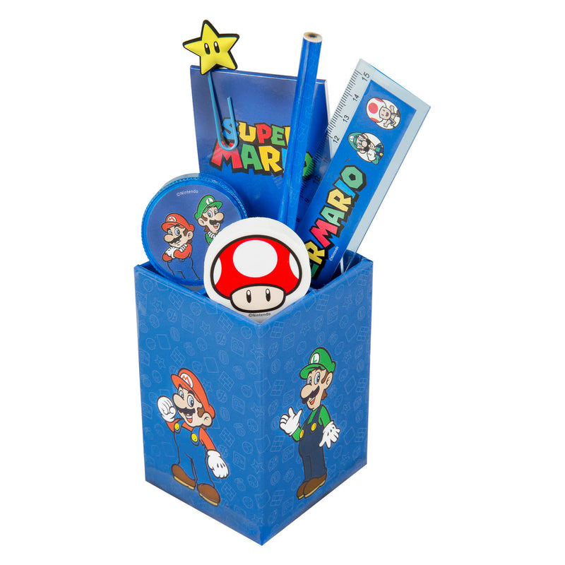 Afbeelding laden in galerijviewer, Super mario bureauset - 7dlg.
