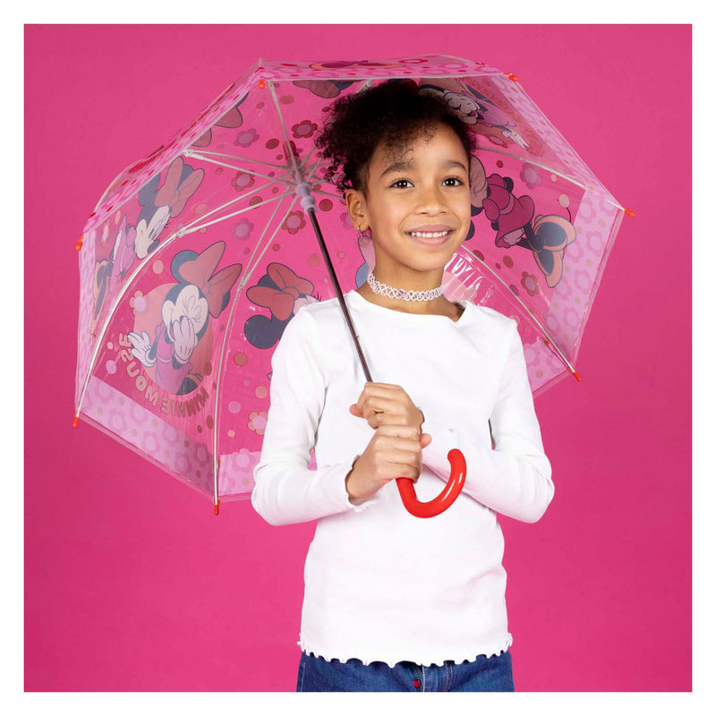 Afbeelding laden in galerijviewer, Undercover transparante paraplu minnie mouse
