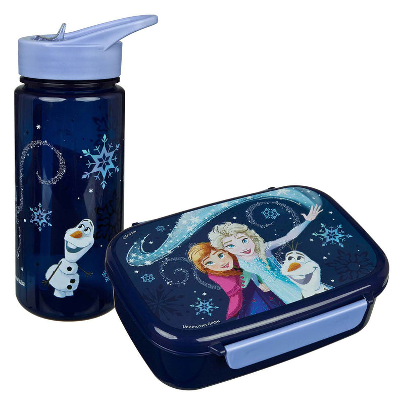 Afbeelding laden in galerijviewer, Undercover broodtrommel en drinkbeker set frozen
