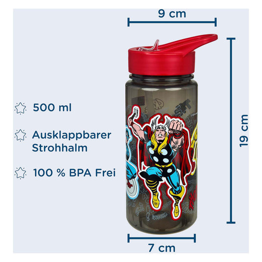 Undercover aero drinkfles marvel avengers - 500ml