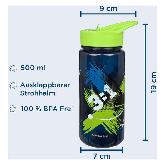 Undercover aero drinkfles voetbal - 500ml