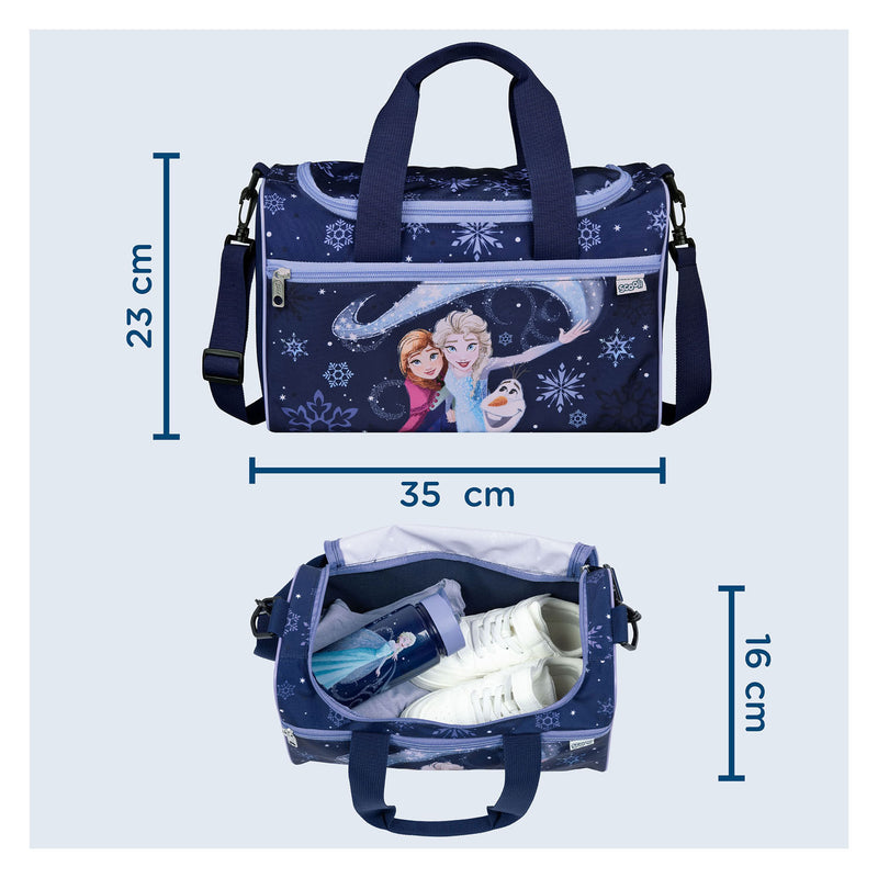 Afbeelding laden in galerijviewer, Undercover sporttas disney frozen met 2 opbergvakken
