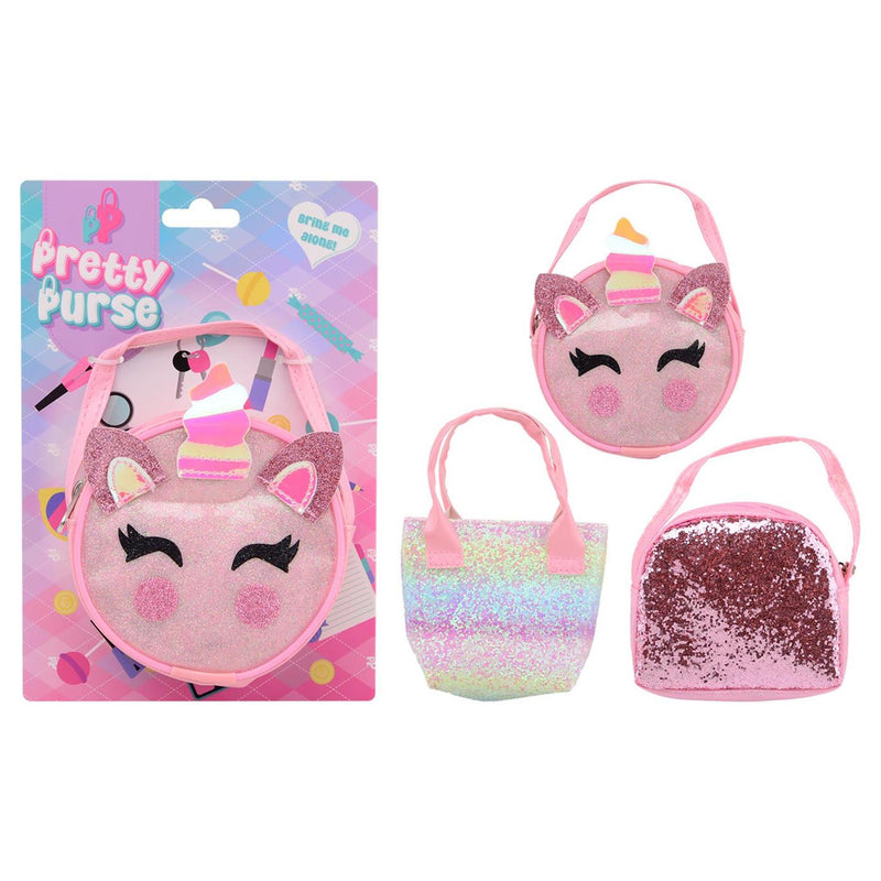 Afbeelding laden in galerijviewer, Johntoy fantastische glamourtas 3 assorti
