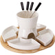 Excellent houseware chocoladefondue 4-persoons 11-delig porselein