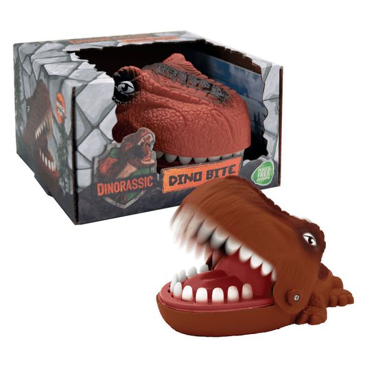 Dinorassic bijt spel dino bites - familiespel voor 3+ jaar - zonder batterijen