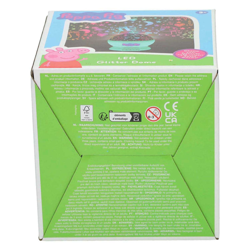 Afbeelding laden in galerijviewer, Speelgoedland peppa pig ledlamp glitter dome
