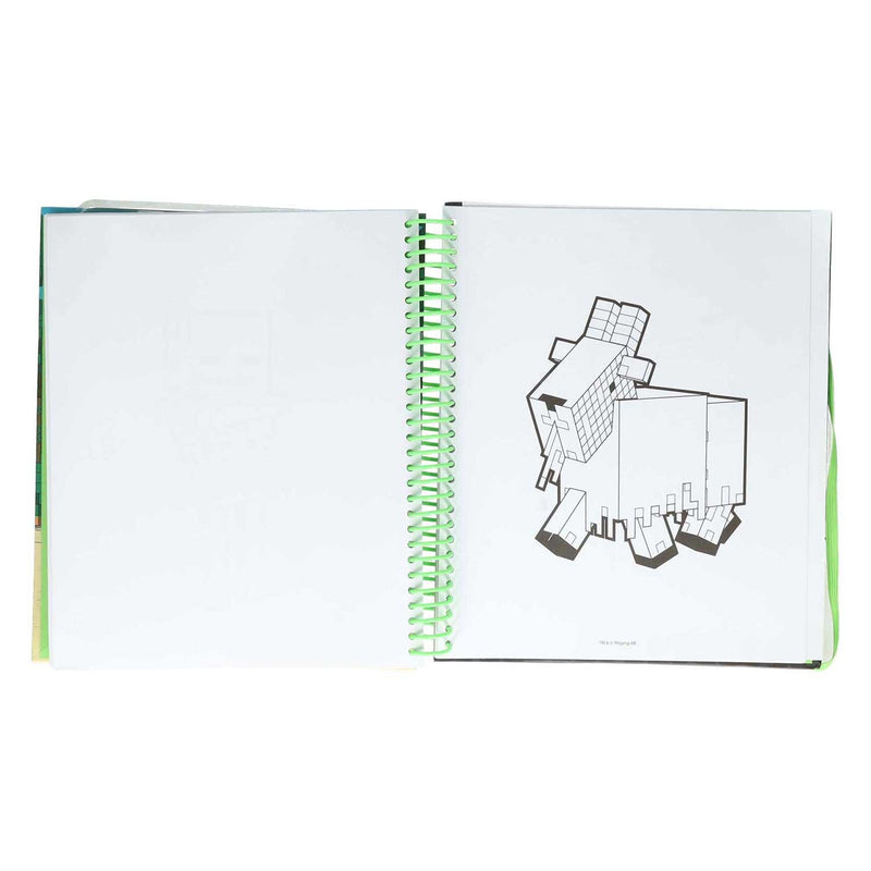 Afbeelding laden in galerijviewer, Merkloos sans marque minecraft super activiteitenboek met stickers
