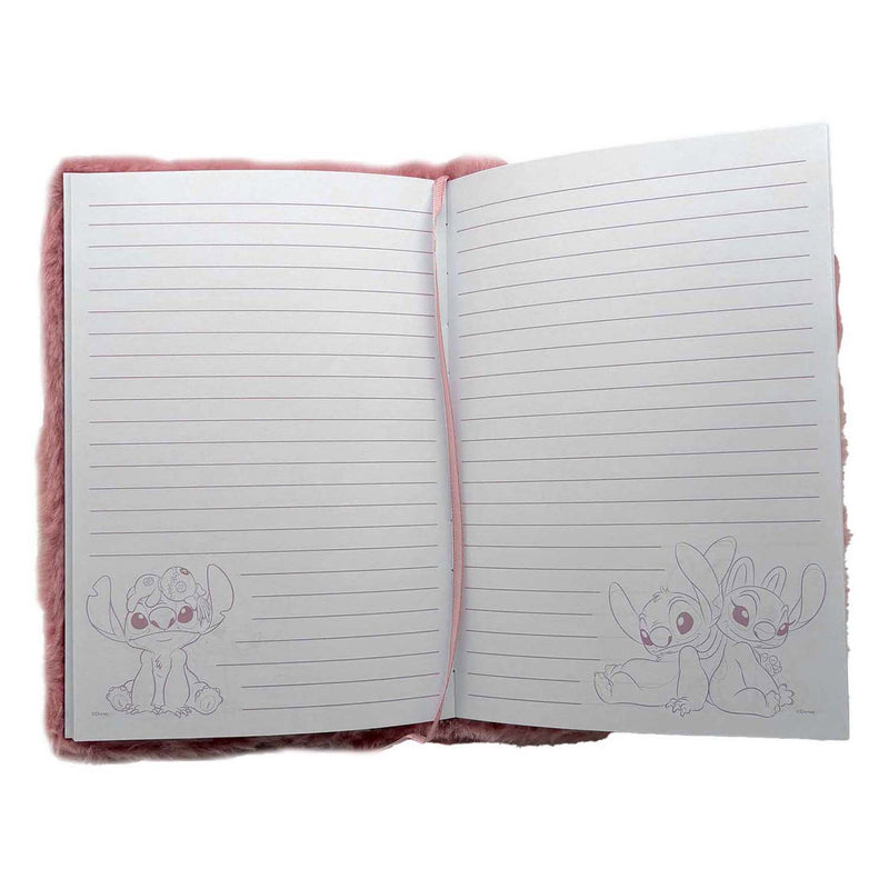 Afbeelding laden in galerijviewer, Merkloos sans marque stitch pluche notitieboek stitch angel.
